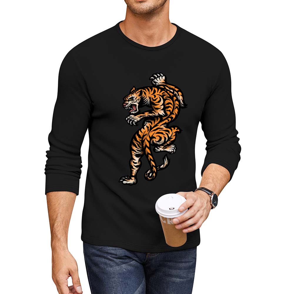 Men's CrewNeck Long Sleeve T-shirt