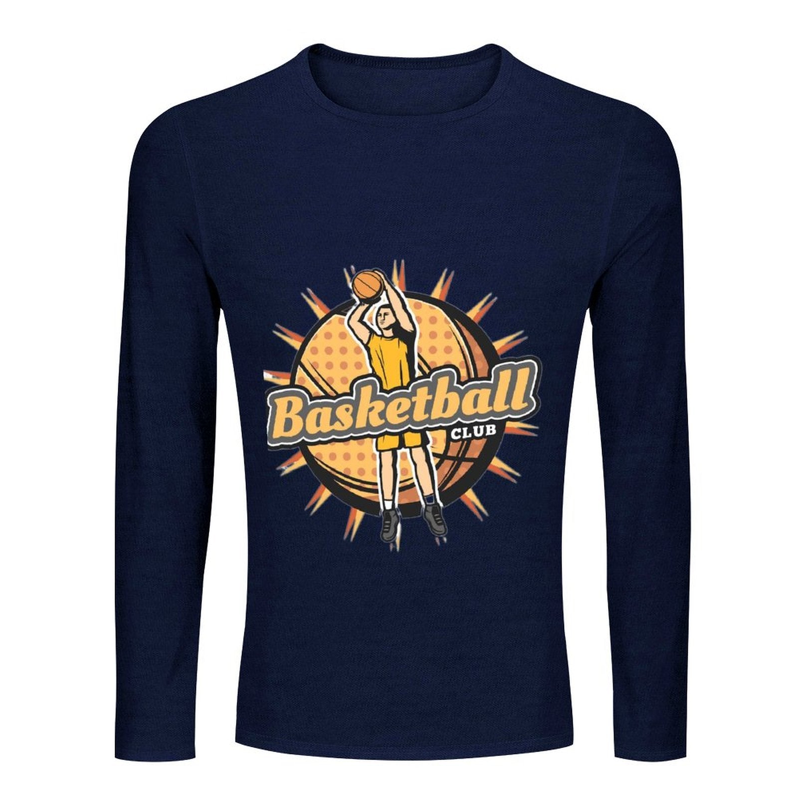 Men's CrewNeck Long Sleeve T-shirt