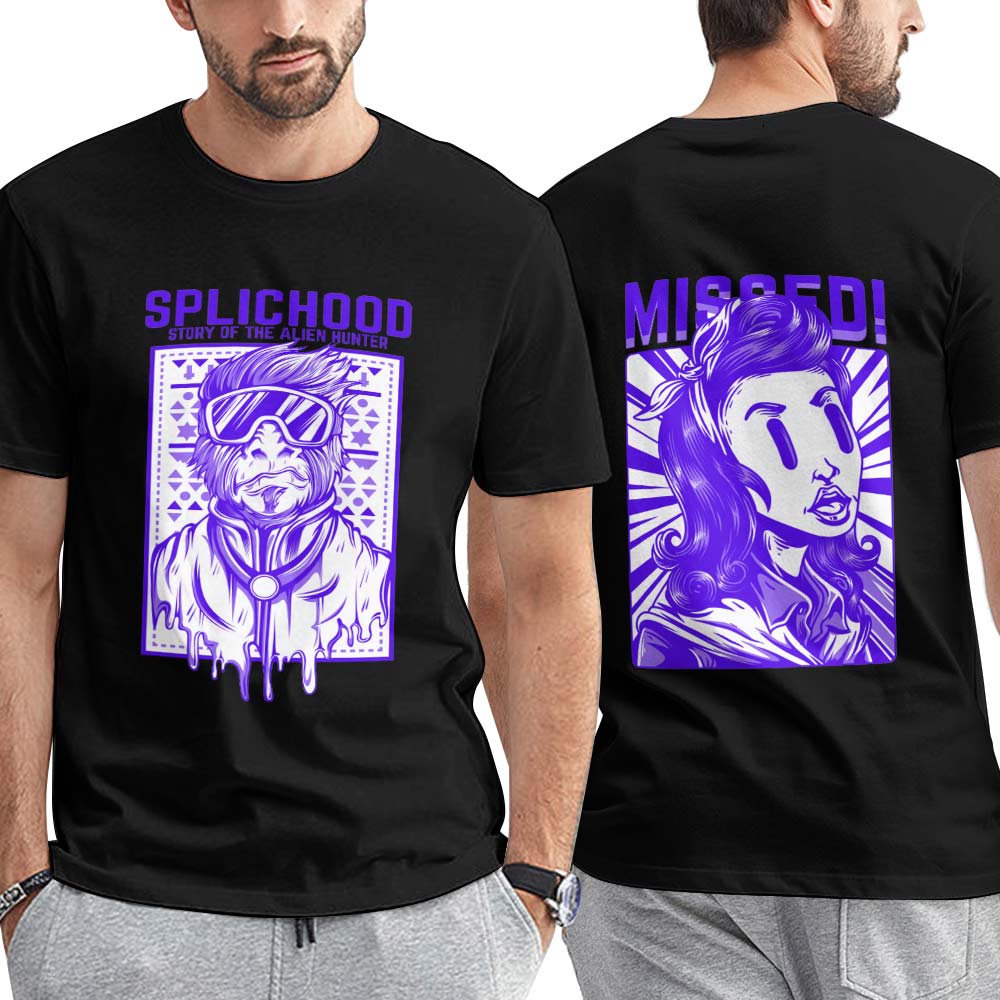 Short Sleeve T-Shirt(Front & Back)