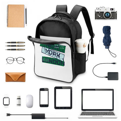 16 Inch 2 Compartment Backpack