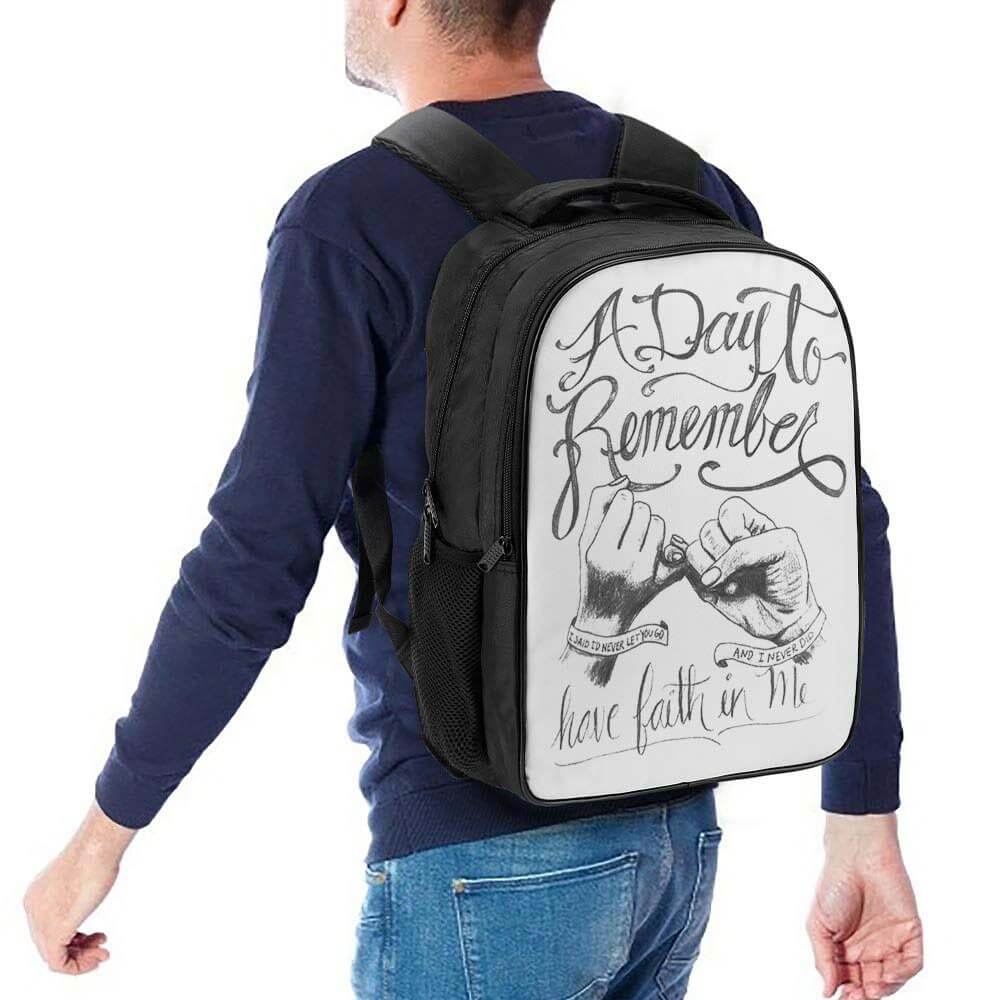 16 Inch 2 Compartment Backpack