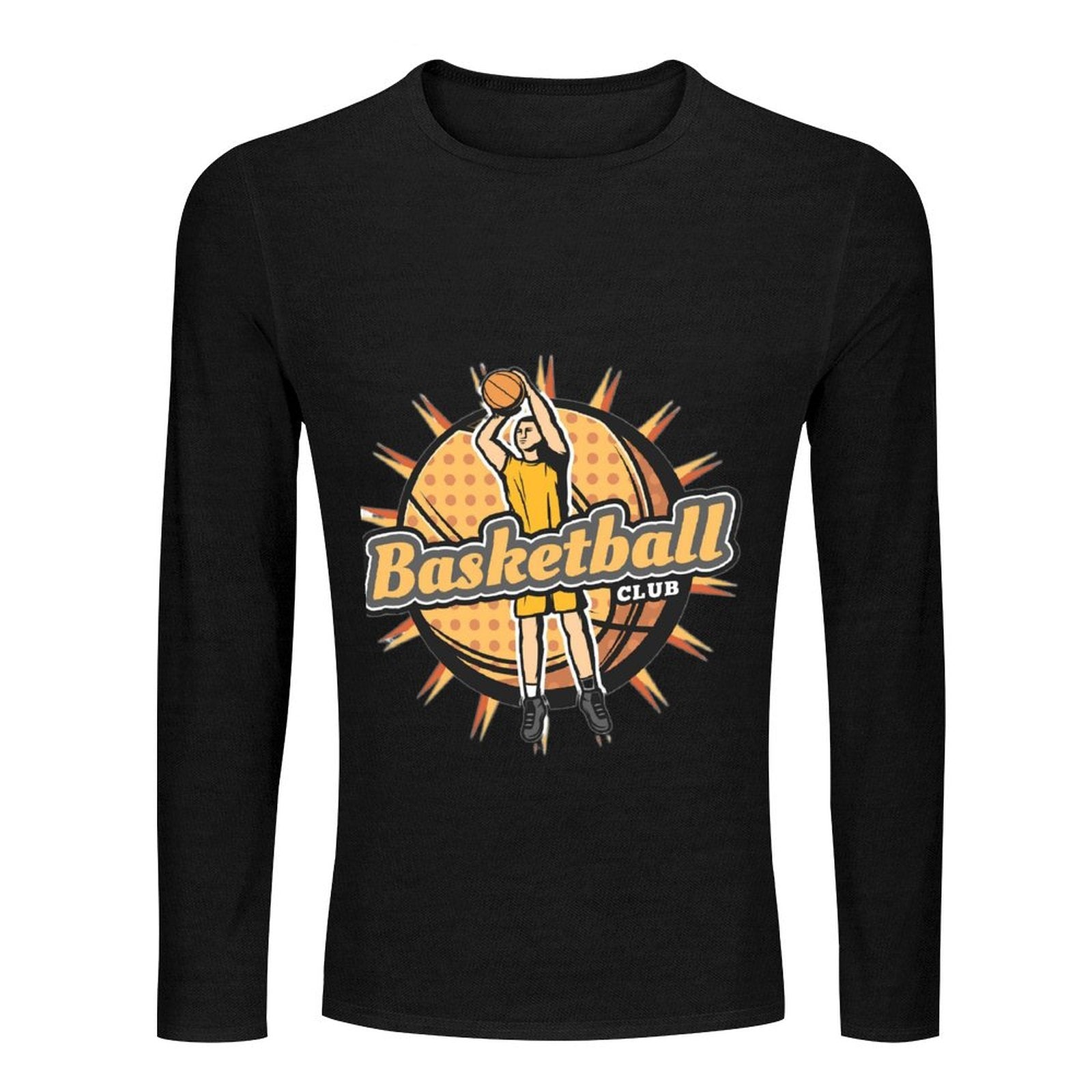 Men's CrewNeck Long Sleeve T-shirt