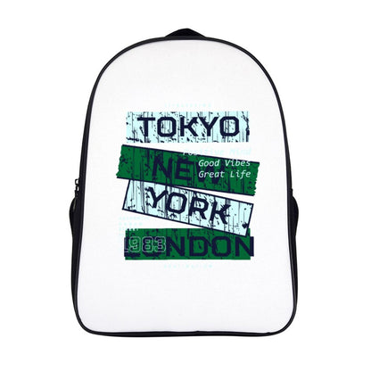 16 Inch 2 Compartment Backpack