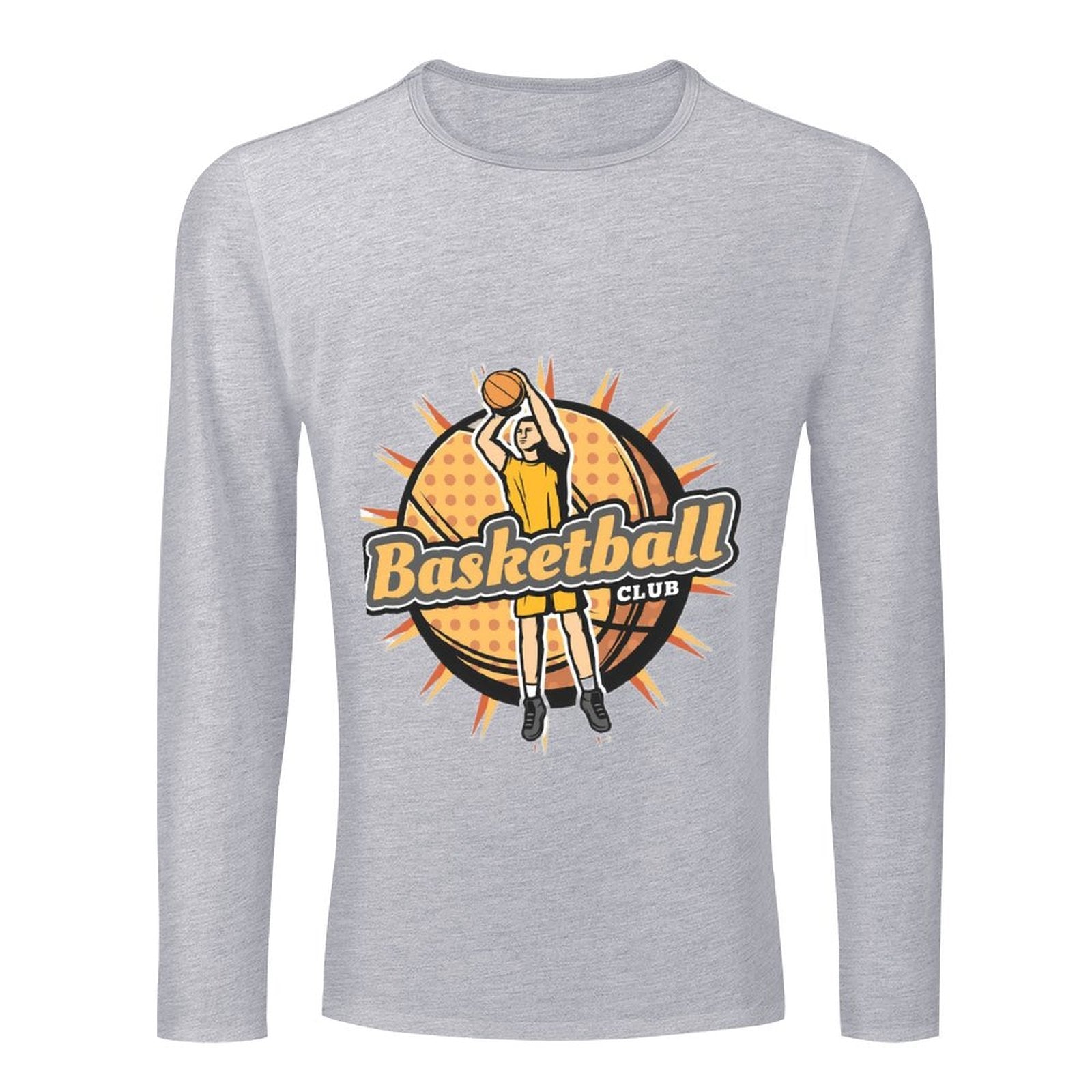 Men's CrewNeck Long Sleeve T-shirt