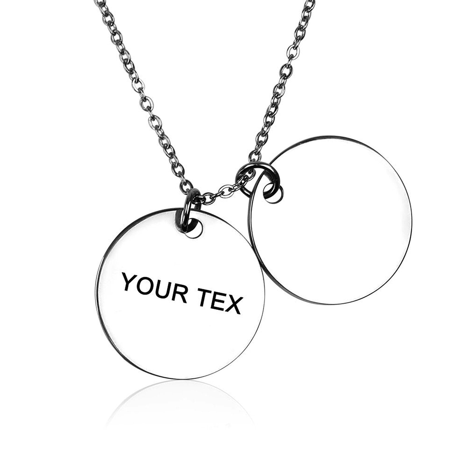 Double Disc Necklace