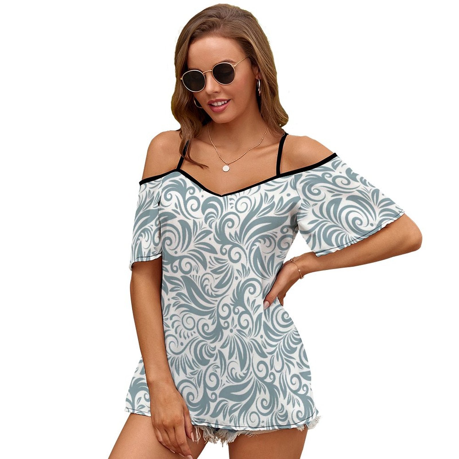 Off Shoulder Halter Tops