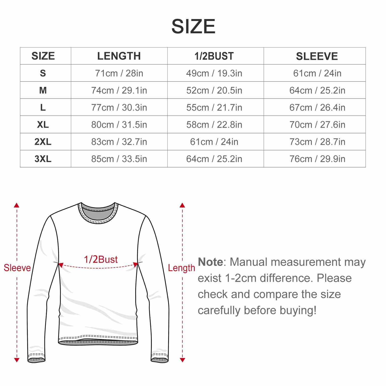 Men's CrewNeck Long Sleeve T-shirt