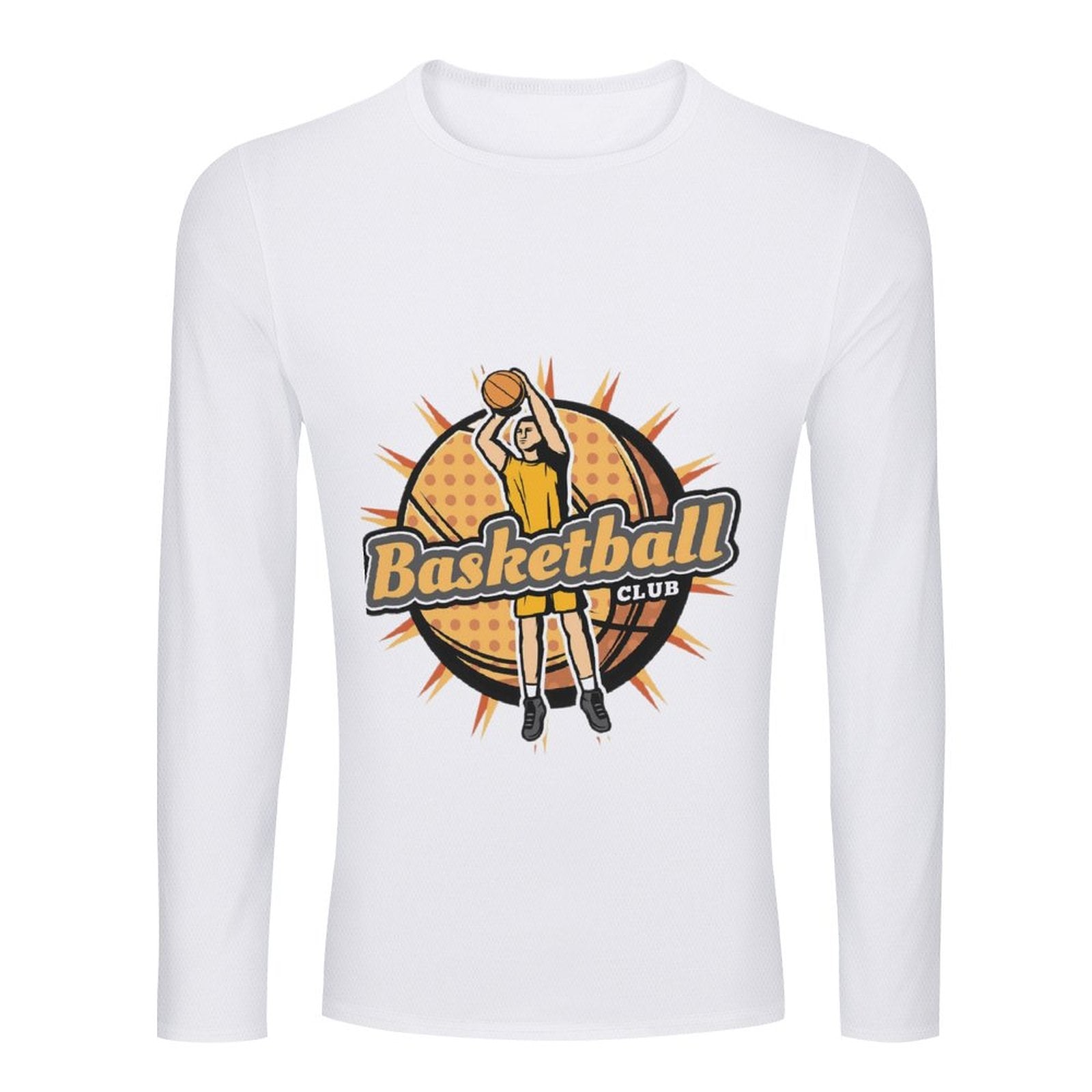 Men's CrewNeck Long Sleeve T-shirt
